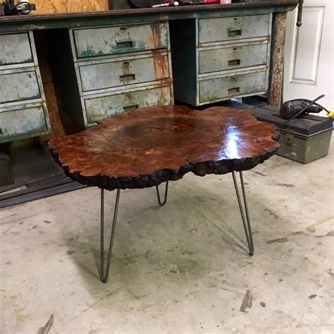 Your Custom Listing Gorgeous Live Edge Walnut Burl Coffee Table Etsy