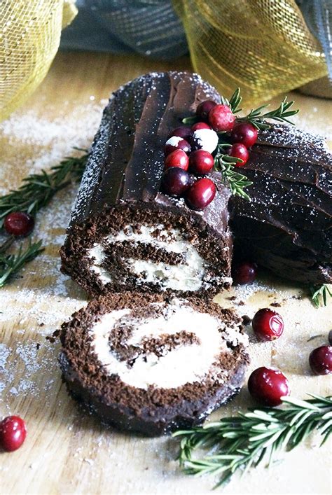 How To Make Yule Log Cake Buche De Noel