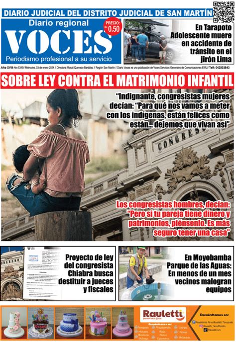 Diario Digital miércoles 03 de enero 2024 Diario Voces