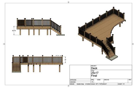 Plans For Above Ground Pool Deck 25x17 27 Round Pool Etsy