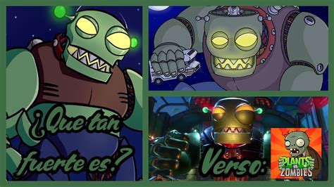 Que Tan Fuerte Es El Zombot PVZ 1 YouTube