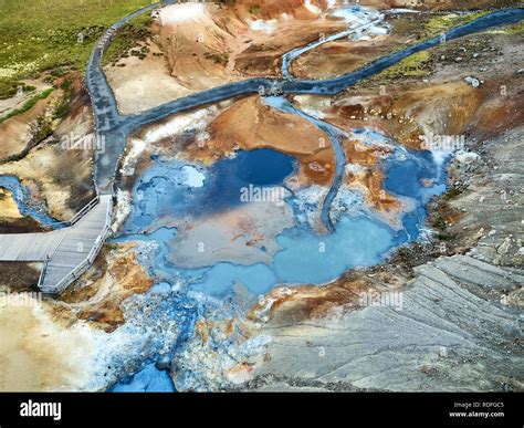 Seltun Geothermal Area Krysuvik Iceland Geothermal Area Bubbling