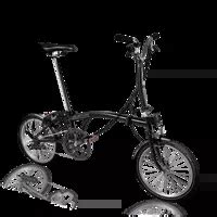 Brompton Black Edition C Line M L Cloud Blue Black Brompton Komon Bikes