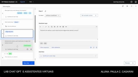 Assistente Virtual Watson Integrado Ao Chat Gpt Youtube