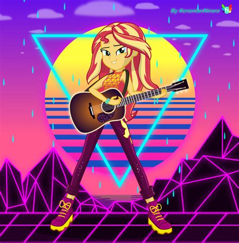 2132649 Safe Artist Keronianniroro Sunset Shimmer Equestria Girls