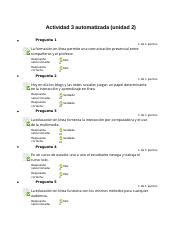Actividad Automatizada Unidad Febrero Del Docx Actividad