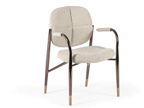 FYRA Fabric Chair With Armrests By HESSENTIA Cornelio Cappellini