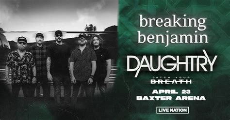 Breaking Benjamin & Daughtry - Baxter Arena