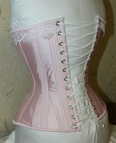 Late Victorian Corset 1870 S 1880 S By Elizabeth Hahn Back View