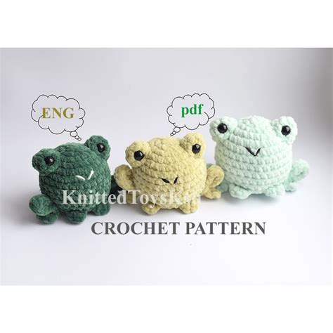 Leggy Frog Crochet Pattern Amigurumi Frog Pattern Toad Leg Inspire Uplift Crochet Patterns