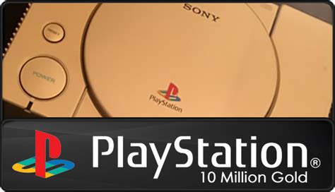 Playstation 10 Million Gold Playstation Generation