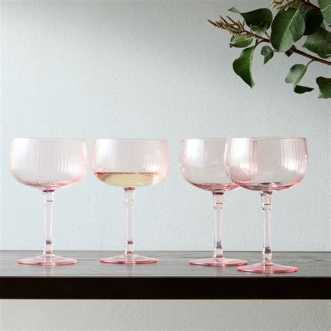 Esme Fluted Champagne Glass Sets West Elm