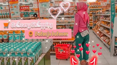 Belanja Bulanan April Grocery Shopping Indonesia Youtube