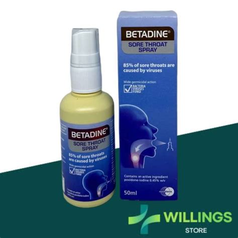 Promo Betadine Sore Throat Spray 50ml Diskon 33 Di Seller Medika