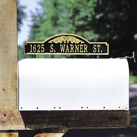 Mailbox With Address Plaque Ideas On Foter