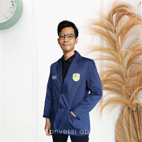 Harga Jas Almamater Smk Sma Polos Biru Dongker Konveksi Jas Almamater