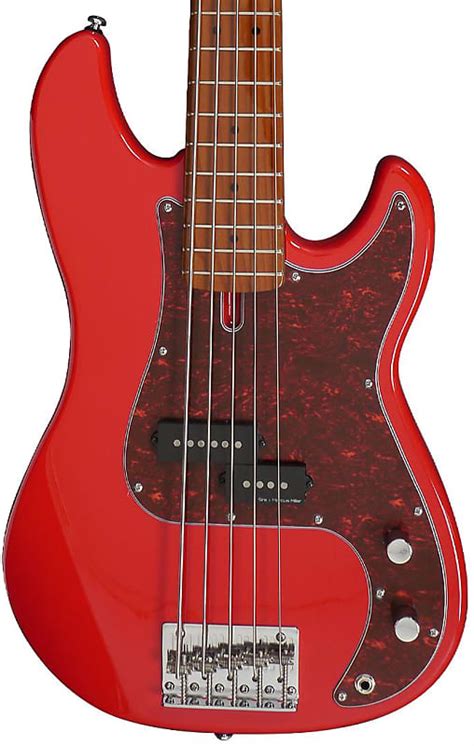 Sire Marcus Miller P5 Alder 5 String Bass Guitar Red Reverb