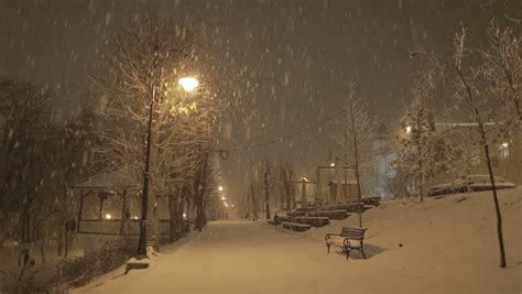 lamp snowstorm night Stock Footage Video (100% Royalty-free) 8096242 ...