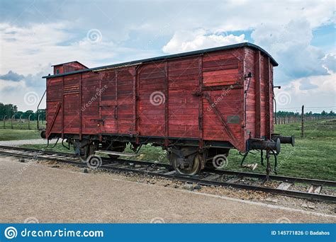 Campn De La Concentraci N De Auschwitz Foto Editorial Imagen De Poste