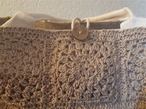 Sac Cabas Granny Au Crochet Cabas Et Sacoches Par Defilencrea