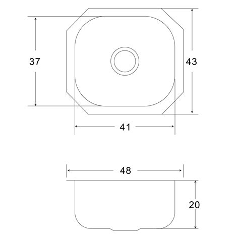 Fregadero De Cocina Para Submontar Tina X X Eb T Cnica Cs