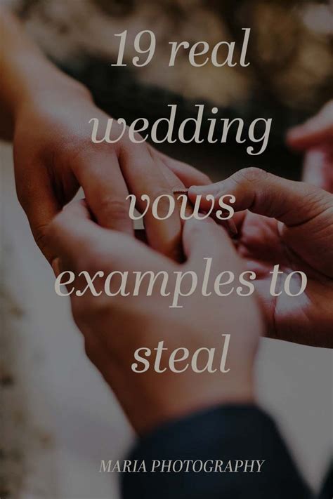 19 Real Wedding Vows Examples To Steal In 2023 Wedding Vows Examples Wedding Vows Quotes