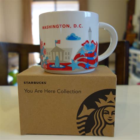 全新星巴克starbucks美國城市杯馬克杯you Are Here City Mug華盛頓washington 非紐約 Yahoo奇摩拍賣