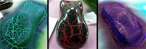 crackled appearance paint lava cracks