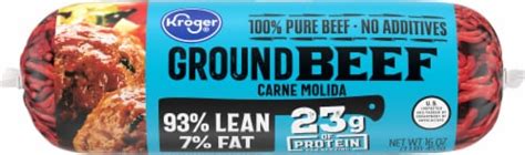 8 Oz 93 7 Ground Beef Nutrition Beef Poster