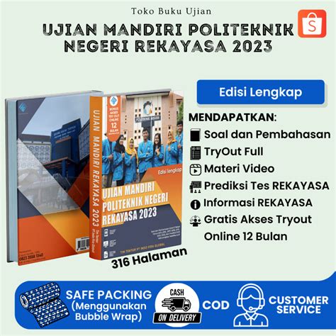 Jual New Buku Terbaru Ujian Mandiri Politeknik Negeri Rekayasa