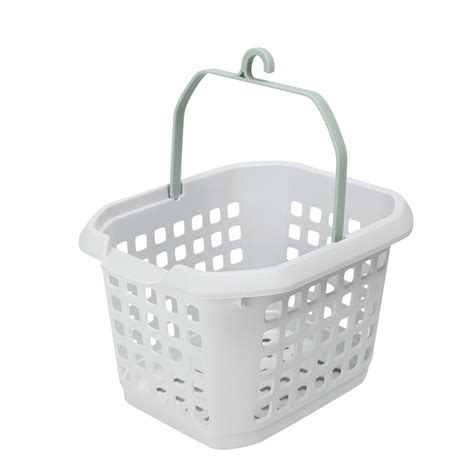 Ezy Storage Encore Peg Basket White With Coloured Handle Bunnings