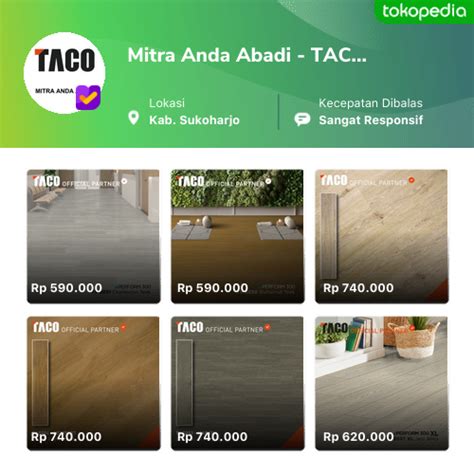 Toko Mitra Anda Abadi Taco Official Partner Online Produk Lengkap