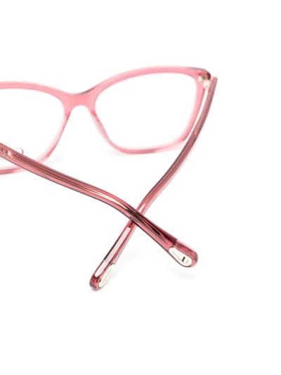 Chloé Square Frame Optical Glasses In Pink Modesens