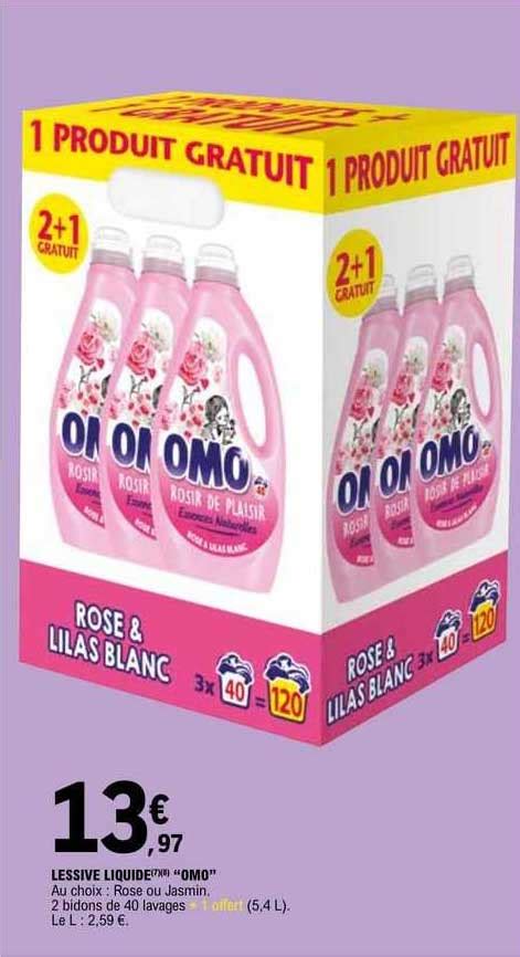 Promo Lessive Liquide Omo Chez E Leclerc ICatalogue Fr