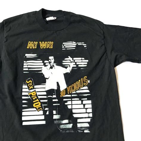 NOS 90s SEX PISTOLS SID VICIOUS MY WAY Tシャツ XL 黒 ビンテージ 90年代 セックス