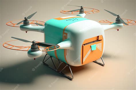 Premium Photo | Concept for drone delivery autonomous unmanned aerial ...