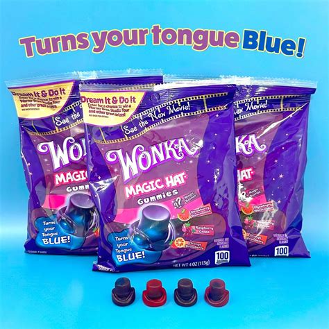 Wonka Magic Hat Gummies Candy Bag 6OZ