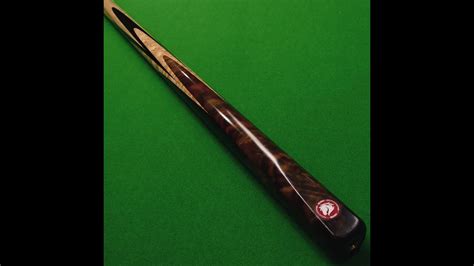 1pc Maximus Ultimate Snooker Cue Red Badge Ash Ebony Birdseye