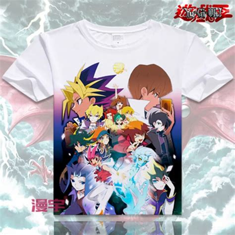 Japan Anime Yu Gi Oh T Shirt Fashion Yugi Mutou Print Cosplay Short