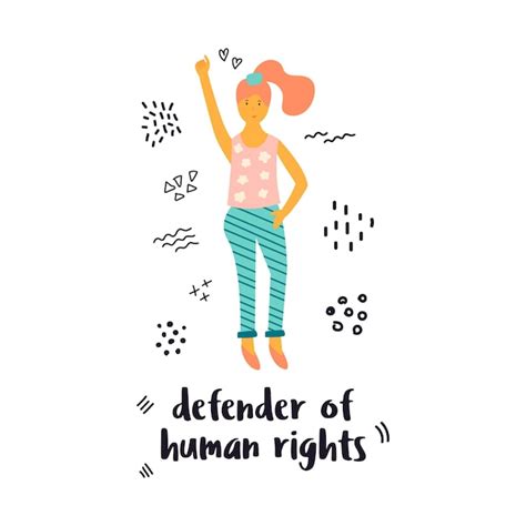 Premium Vector Vector Illustration Of A Protesting Woman