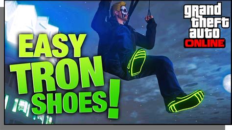 Gta Online Tron Shoes Glitch In Easy Steps Solo Modded Outfit Youtube