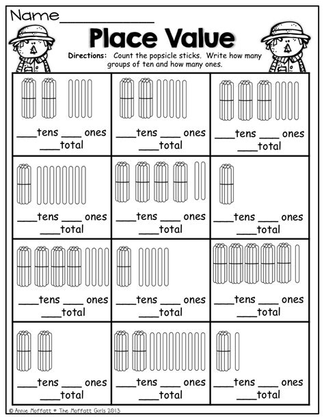 Kindergarten Place Value Worksheets Place Value Worksheets