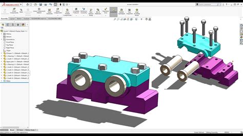 Solidworks Double Bearing Assembly Tutorial 2021 Learn From Homee D