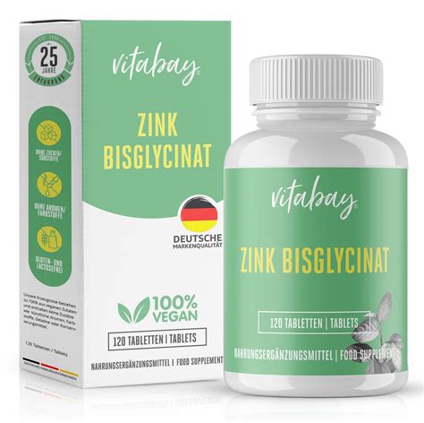 Vitabay Zink Bisglycinat 25mg 120 St Shop Apotheke