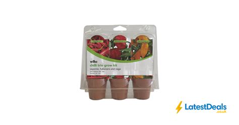 Wilko Chilli Trio Grow Kit £150 At Wilko