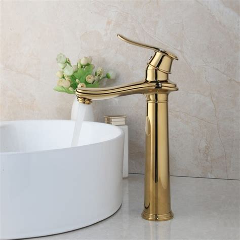 Modern White And Gold Bathroom Faucet Royal Toiletry Global