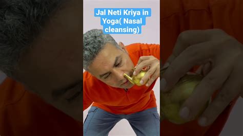 Jal Neti Kriya Nasal Cleansing In Yoga Shorts Yoga Yogamusic Youtube