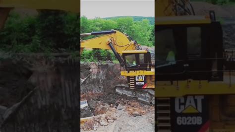 Excavator Cat B Amazing Working Youtube