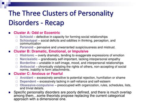 Ppt Personality Disorders Powerpoint Presentation Free Download Id