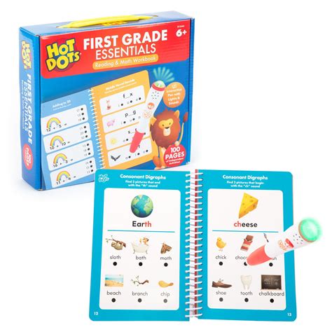 Educational Insights Hot Dots TMA2 First Grade Essentials Reading Workbook 1st Grade
